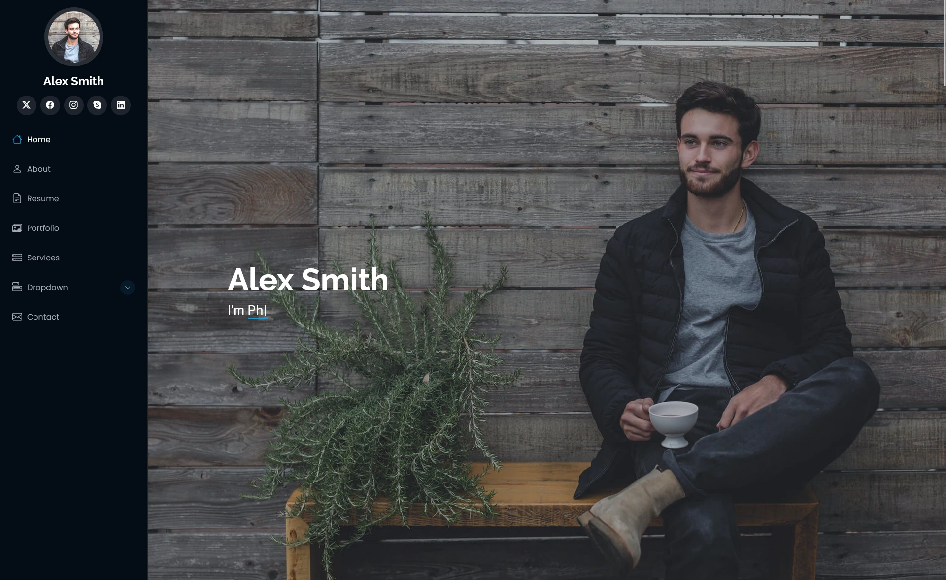 Portfolio Website Tasarımı